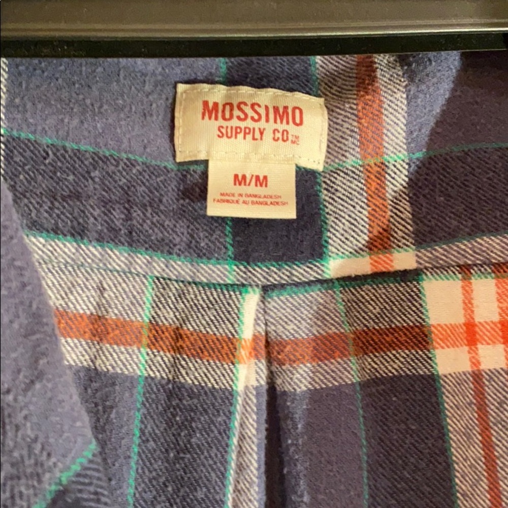 Blue Button Up Flannel - Picture 2 of 3